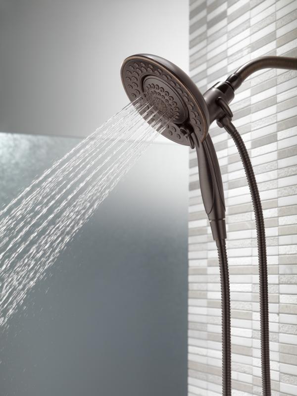 DELTA Universal Showering Components In2ition HSSH 2.5 GPM 5-Setting — Venetian Bronze