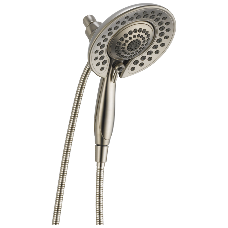 DELTA Universal Showering Components In2ition 5-Setting Two-in-One Shower — Stainless