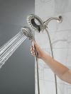DELTA Universal Showering Components In2ition 5-Setting Two-in-One Shower — Stainless