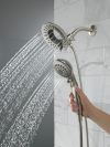 DELTA Universal Showering Components In2ition 5-Setting Two-in-One Shower — Stainless