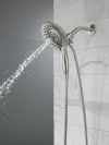 DELTA Universal Showering Components In2ition 5-Setting Two-in-One Shower — Stainless
