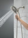 DELTA Universal Showering Components In2ition 5-Setting Two-In-One Shower — Lumicoat® Stainless