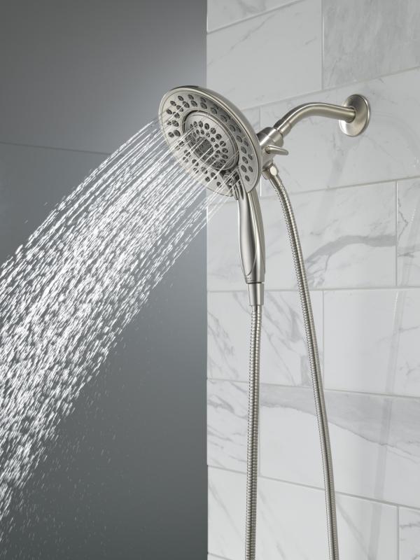 DELTA Universal Showering Components In2ition 5-Setting Two-In-One Shower — Lumicoat® Stainless