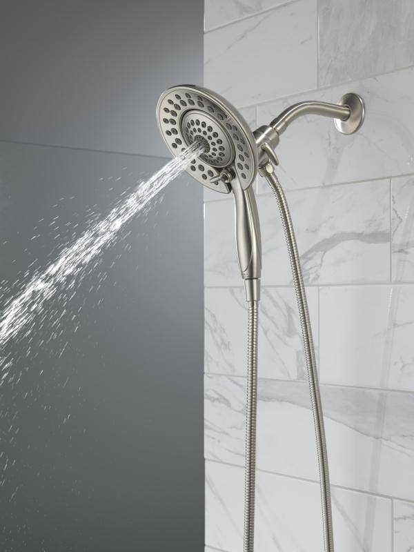 DELTA Universal Showering Components In2ition 5-Setting Two-In-One Shower — Lumicoat® Stainless