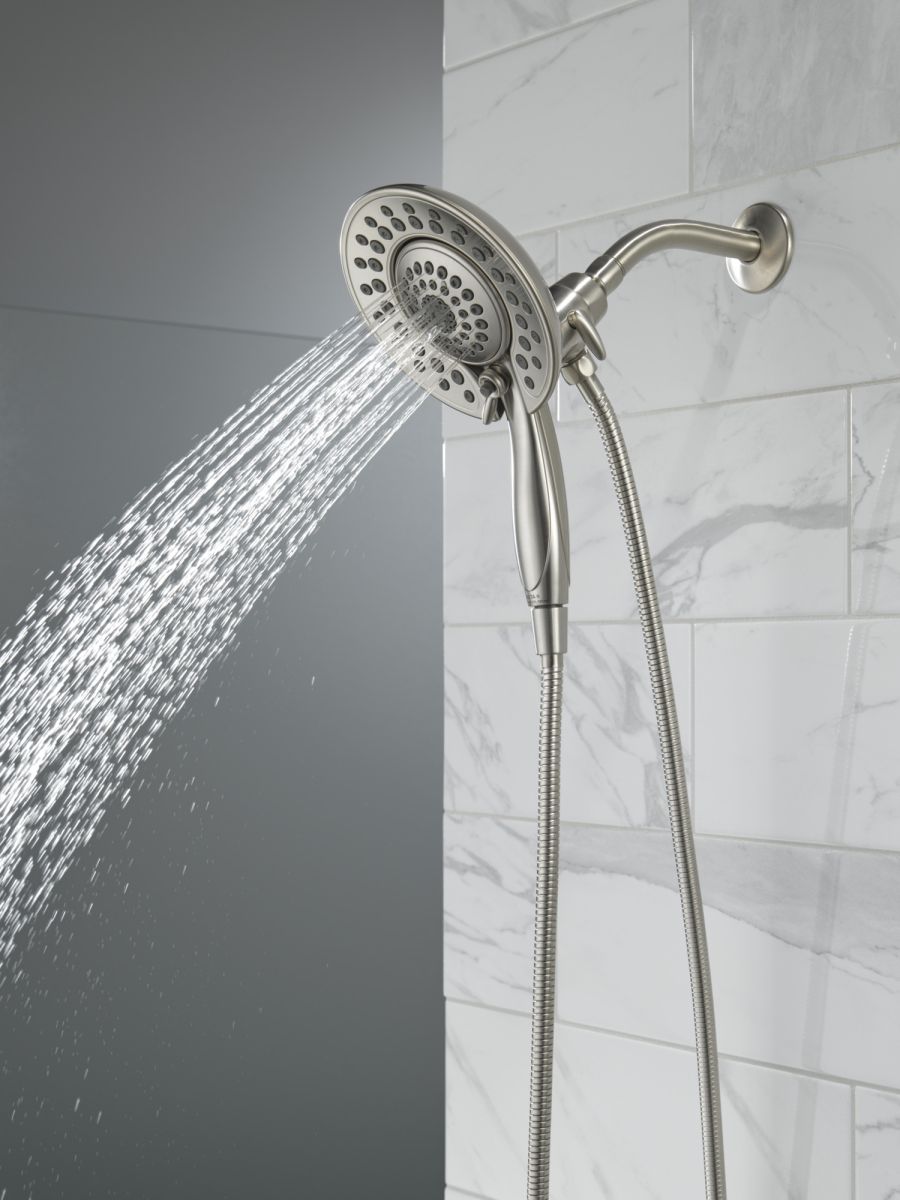 DELTA Universal Showering Components In2ition 5-Setting Two-In-One Shower — Lumicoat® Stainless