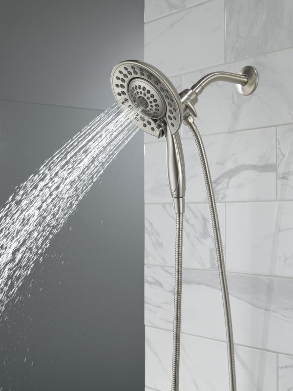 DELTA Universal Showering Components In2ition 5-Setting Two-In-One Shower — Lumicoat® Stainless