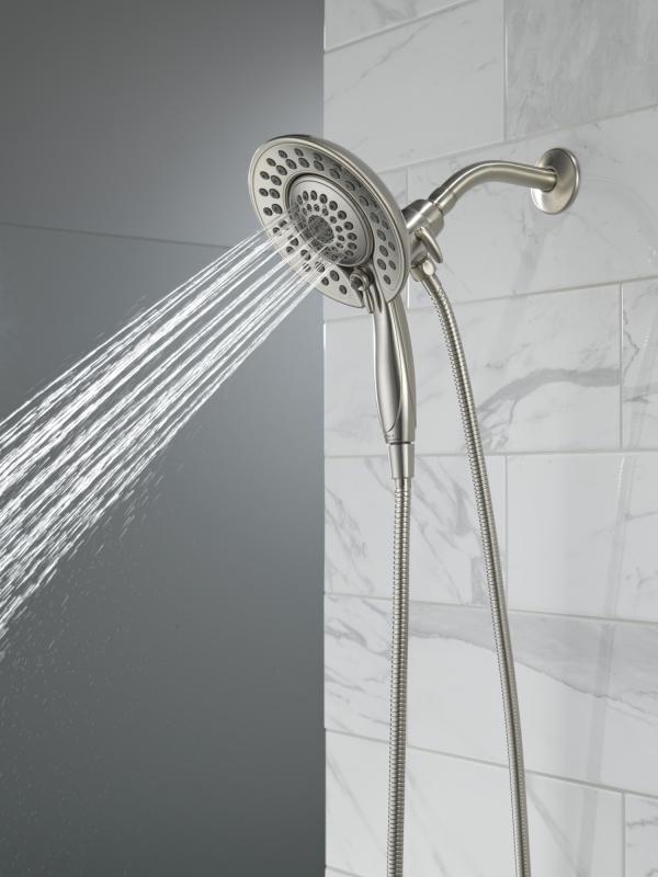 DELTA Universal Showering Components In2ition 5-Setting Two-In-One Shower — Lumicoat® Stainless