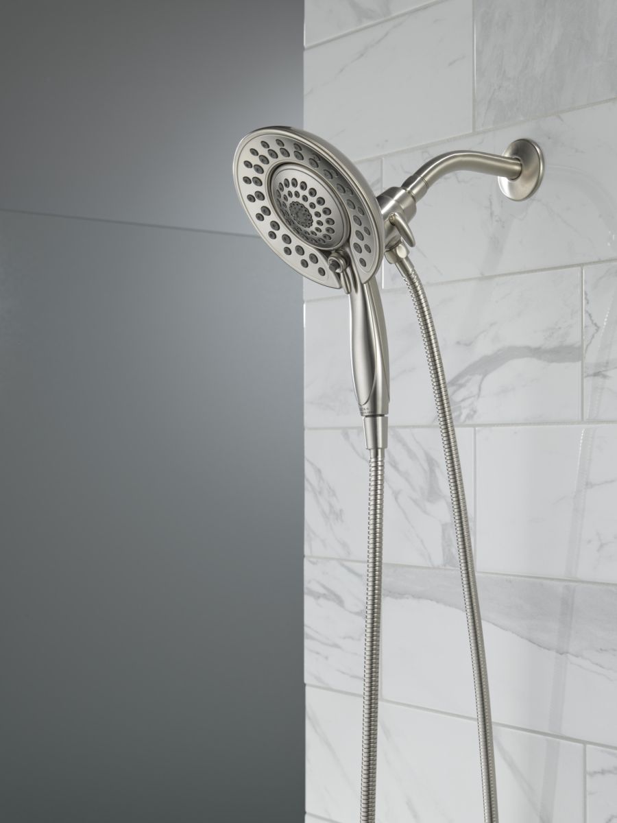 DELTA Universal Showering Components In2ition 5-Setting Two-In-One Shower — Lumicoat® Stainless