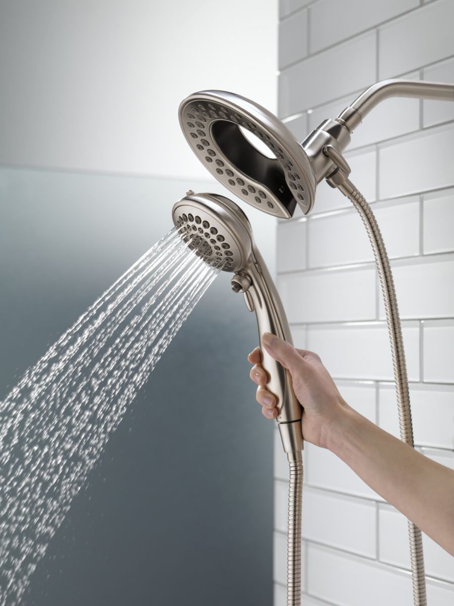 DELTA Universal Showering Components In2ition HSSH 2.5 GPM 5-Setting — Stainless