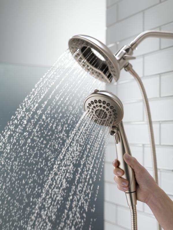 DELTA Universal Showering Components In2ition HSSH 2.5 GPM 5-Setting — Stainless