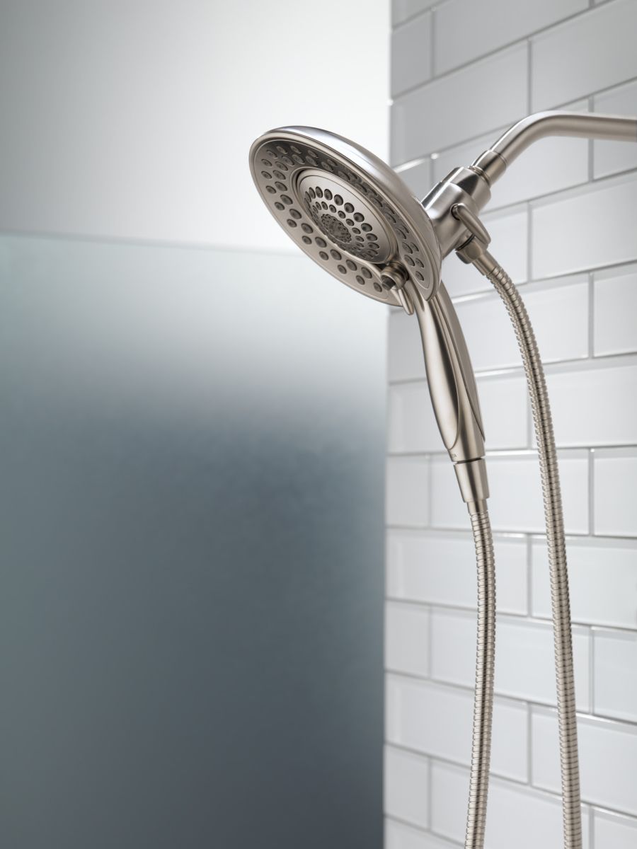 DELTA Universal Showering Components In2ition HSSH 2.5 GPM 5-Setting — Stainless