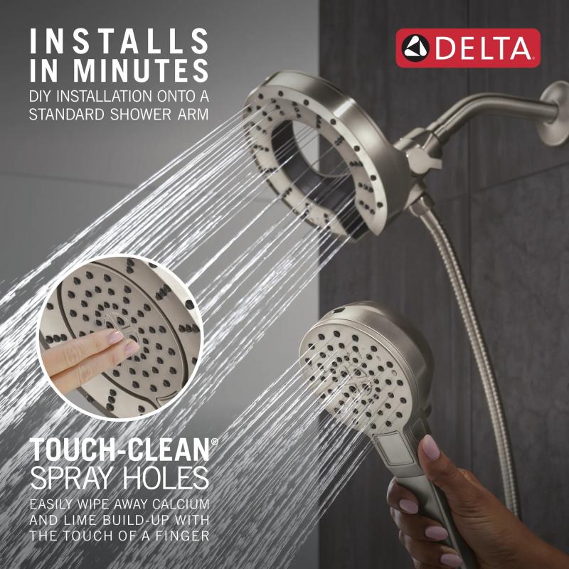 DELTA Universal Showering Components 5-Setting In2ition with ProClean — Stainless