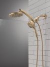DELTA Universal Showering Components PivotPro 3-in-1 Combination Shower — Lumicoat® Champagne Bronze