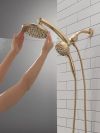 DELTA Universal Showering Components PivotPro 3-in-1 Combination Shower — Lumicoat® Champagne Bronze