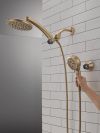 DELTA Universal Showering Components PivotPro 3-in-1 Combination Shower — Lumicoat® Champagne Bronze