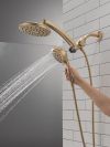 DELTA Universal Showering Components PivotPro 3-in-1 Combination Shower — Lumicoat® Champagne Bronze