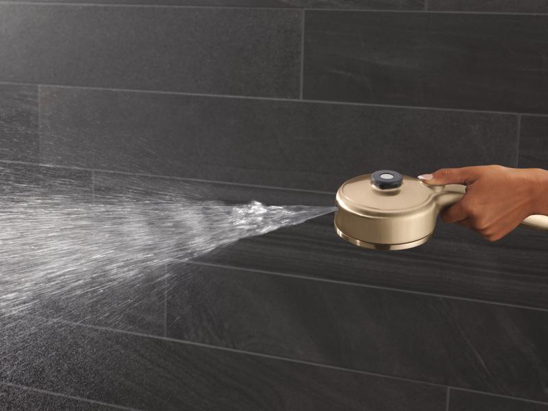 DELTA Universal Showering Components PivotPro 3-in-1 Combination Shower — Lumicoat® Champagne Bronze