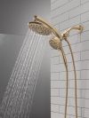 DELTA Universal Showering Components PivotPro 3-in-1 Combination Shower — Lumicoat® Champagne Bronze