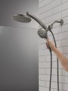 DELTA Universal Showering Components PivotPro 3-in-1 Combination Shower — Lumicoat® Black Stainless
