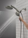 DELTA Universal Showering Components PivotPro 3-in-1 Combination Shower — Lumicoat® Black Stainless