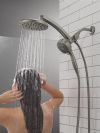 DELTA Universal Showering Components PivotPro 3-in-1 Combination Shower — Lumicoat® Black Stainless