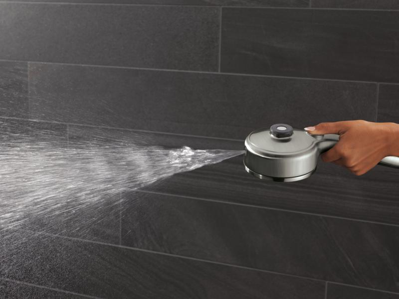 DELTA Universal Showering Components PivotPro 3-in-1 Combination Shower — Lumicoat® Black Stainless