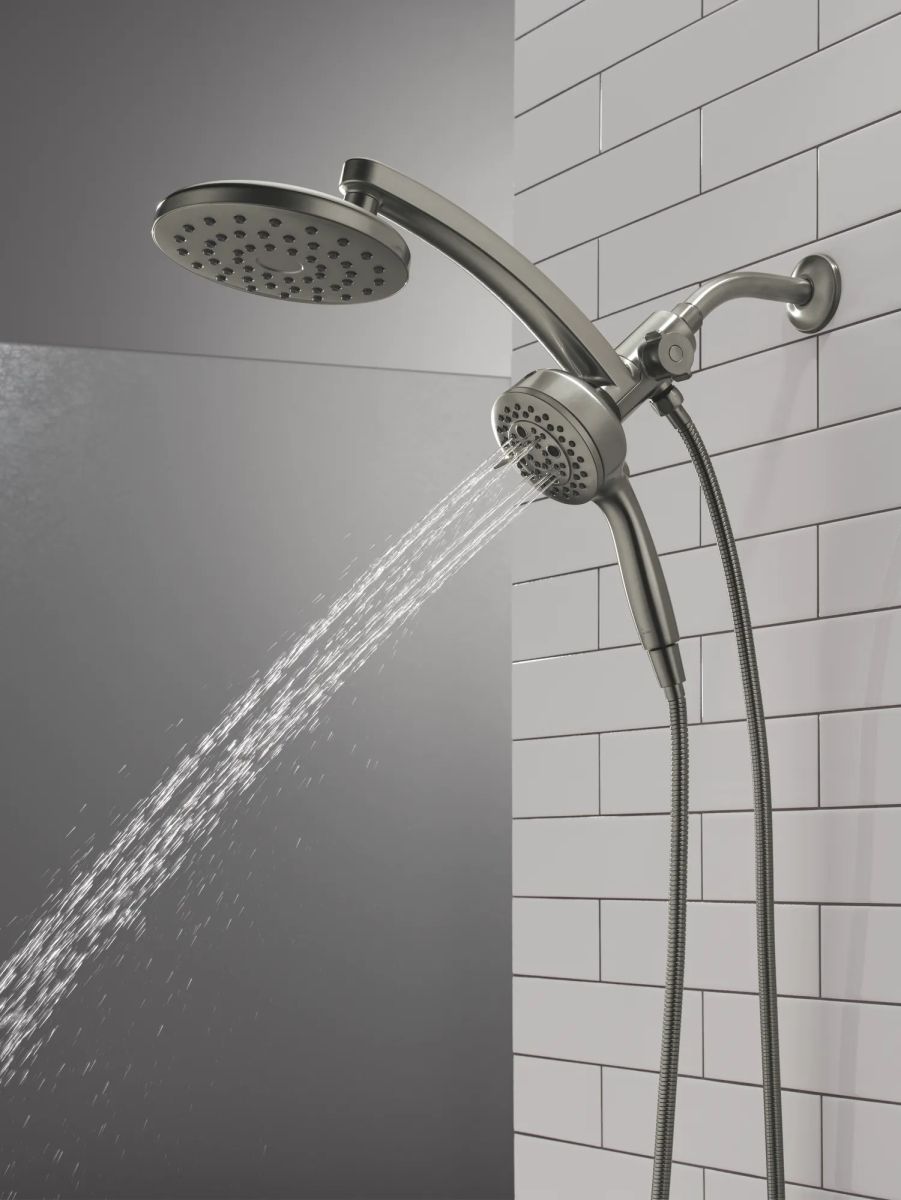 DELTA Universal Showering Components PivotPro 3-in-1 Combination Shower — Lumicoat® Black Stainless