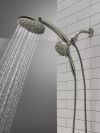 DELTA Universal Showering Components PivotPro 3-in-1 Combination Shower — Lumicoat® Black Stainless