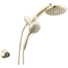 DELTA Universal Showering Components PivotPro 3-in-1 Combination Shower — Lumicoat® Polished Nickel