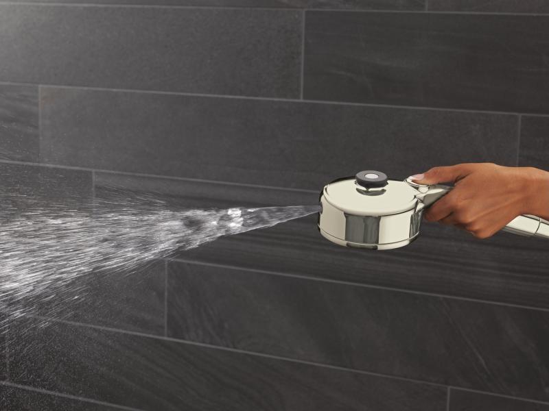 DELTA Universal Showering Components PivotPro 3-in-1 Combination Shower — Lumicoat® Polished Nickel