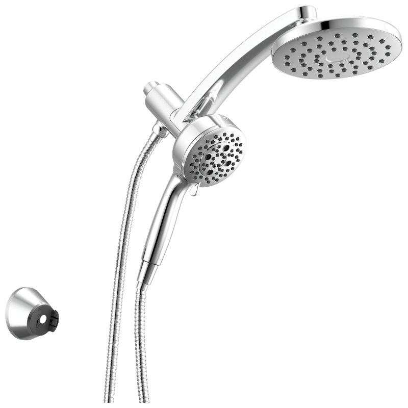 DELTA Universal Showering Components PivotPro 3-in-1 Combination Shower — Lumicoat® Chrome