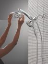 DELTA Universal Showering Components PivotPro 3-in-1 Combination Shower — Lumicoat® Chrome