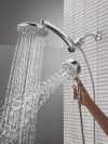 DELTA Universal Showering Components PivotPro 3-in-1 Combination Shower — Lumicoat® Chrome