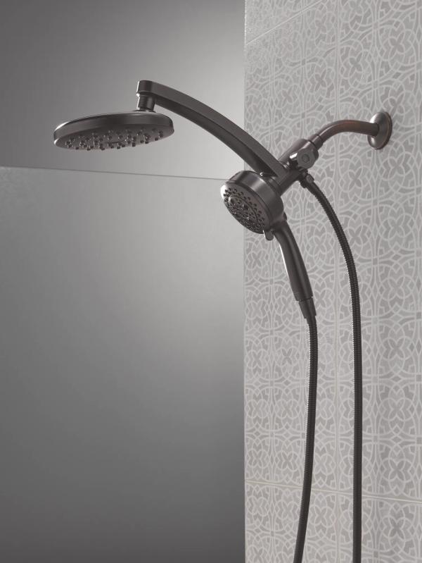 DELTA Universal Showering Components PivotPro 3-in-1 Combination Shower — Venetian Bronze