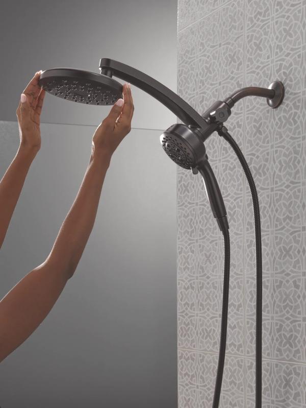 DELTA Universal Showering Components PivotPro 3-in-1 Combination Shower — Venetian Bronze