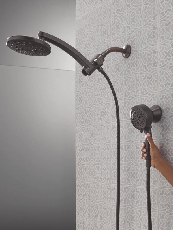 DELTA Universal Showering Components PivotPro 3-in-1 Combination Shower — Venetian Bronze