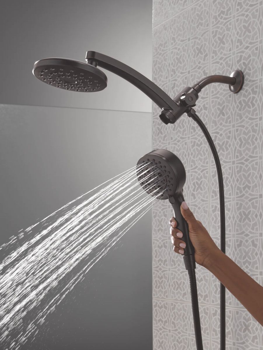 DELTA Universal Showering Components PivotPro 3-in-1 Combination Shower — Venetian Bronze