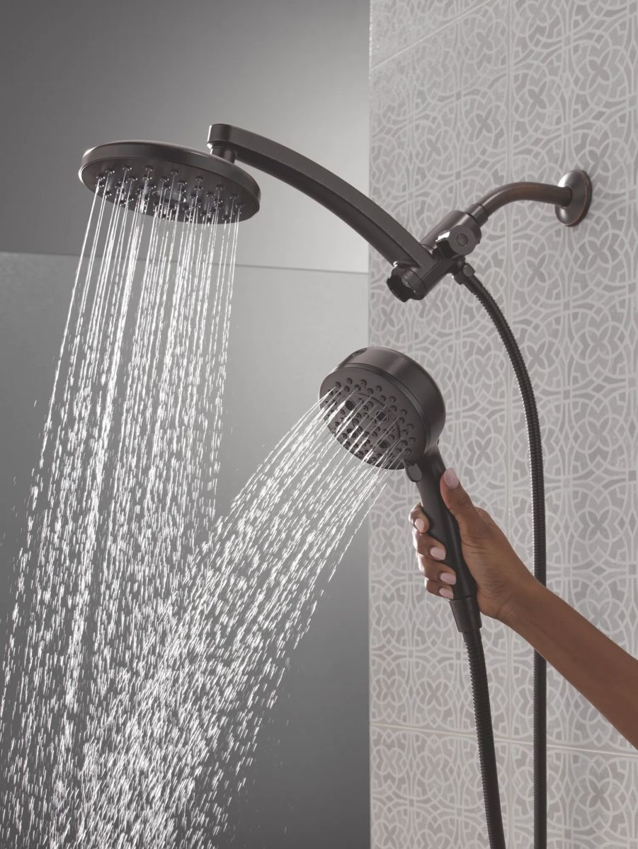 DELTA Universal Showering Components PivotPro 3-in-1 Combination Shower — Venetian Bronze