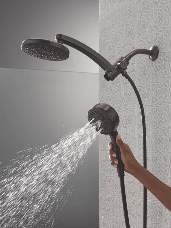 DELTA Universal Showering Components PivotPro 3-in-1 Combination Shower — Venetian Bronze