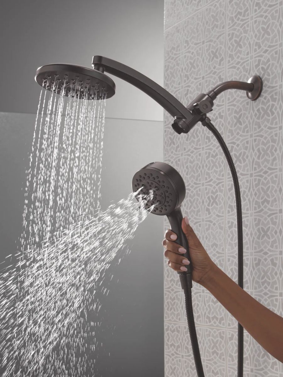 DELTA Universal Showering Components PivotPro 3-in-1 Combination Shower — Venetian Bronze