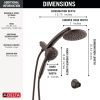 DELTA Universal Showering Components PivotPro 3-in-1 Combination Shower — Venetian Bronze
