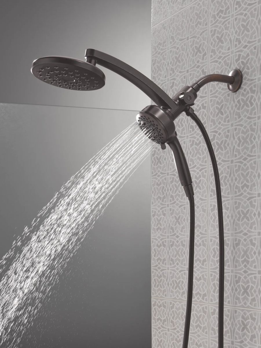 DELTA Universal Showering Components PivotPro 3-in-1 Combination Shower — Venetian Bronze
