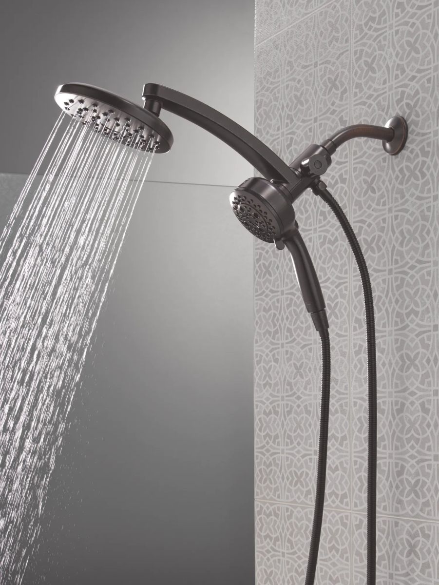 DELTA Universal Showering Components PivotPro 3-in-1 Combination Shower — Venetian Bronze