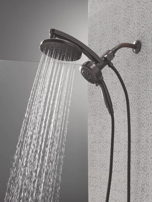 DELTA Universal Showering Components PivotPro 3-in-1 Combination Shower — Venetian Bronze