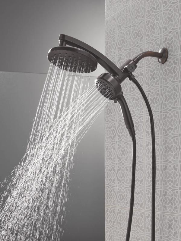 DELTA Universal Showering Components PivotPro 3-in-1 Combination Shower — Venetian Bronze