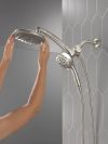 DELTA Universal Showering Components PivotPro 3-in-1 Combination Shower — Lumicoat® Stainless