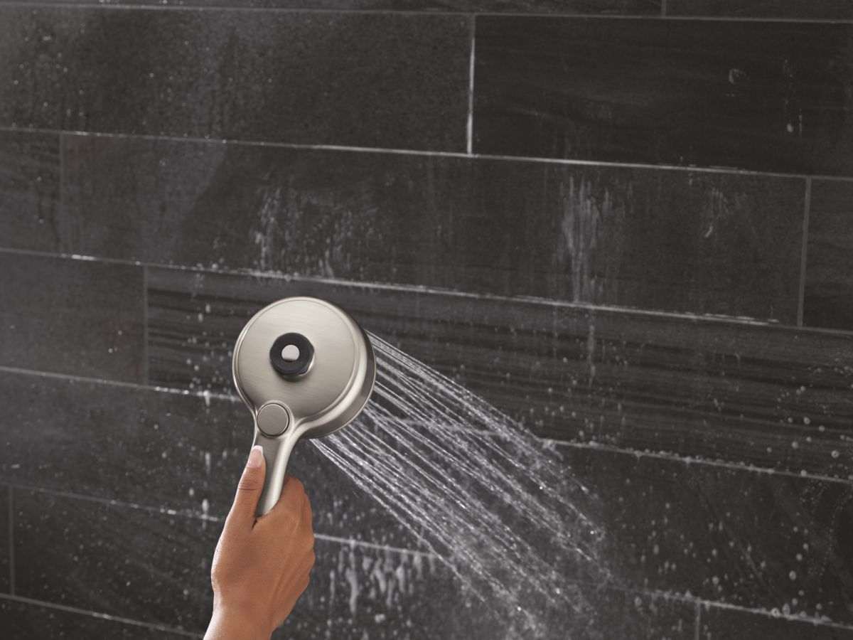 DELTA Universal Showering Components PivotPro 3-in-1 Combination Shower — Lumicoat® Stainless