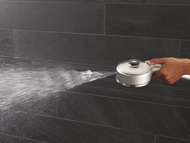 DELTA Universal Showering Components PivotPro 3-in-1 Combination Shower — Lumicoat® Stainless
