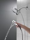 DELTA Universal Showering Components In2ition H2OKINETIC 5-Setting Two-in-One Shower — Chrome