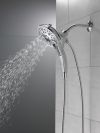 DELTA Universal Showering Components In2ition H2OKINETIC 5-Setting Two-in-One Shower — Chrome